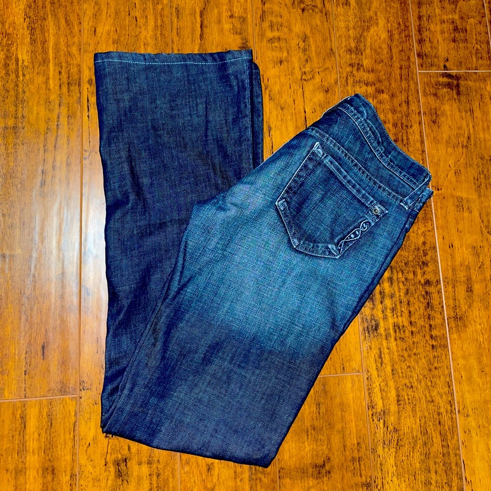 Genetic denim flare jeans